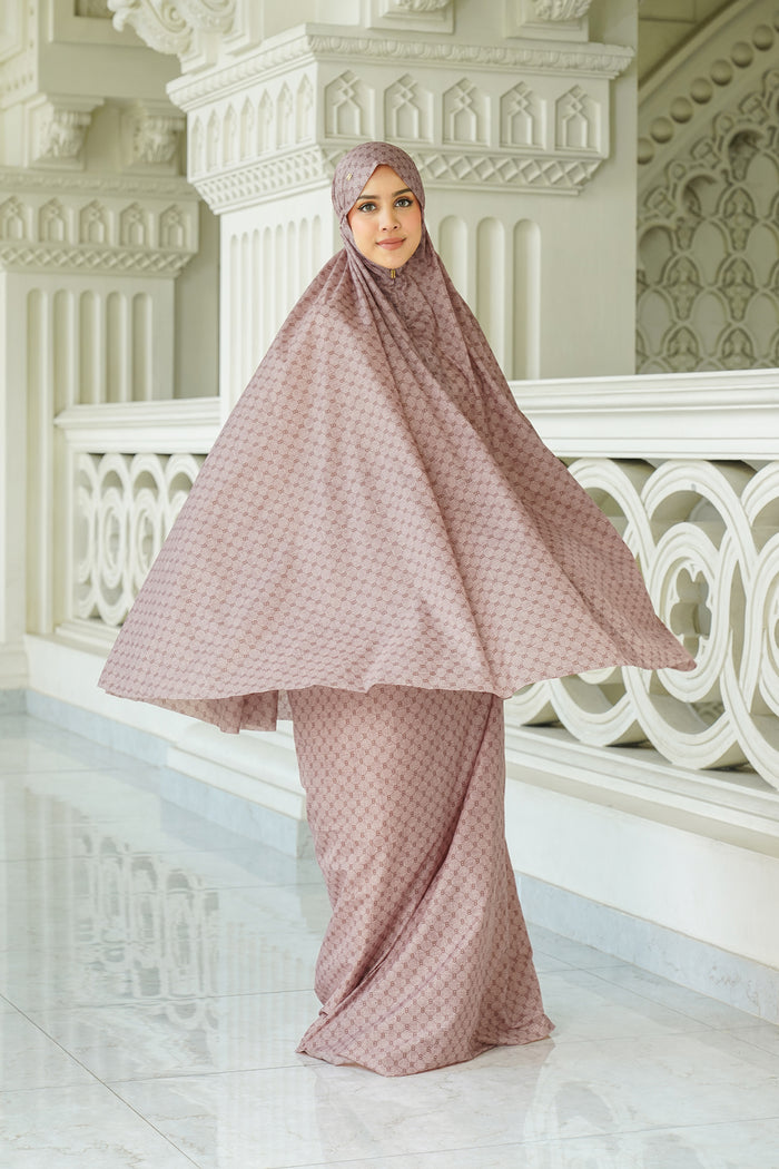 Monogram Mini Capsule Prayer Robe - Sandstone