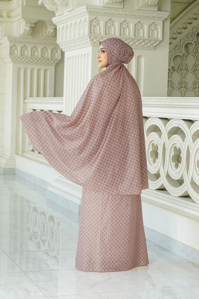 Monogram Mini Capsule Prayer Robe - Sandstone