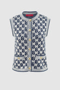 Monogram Vest - White
