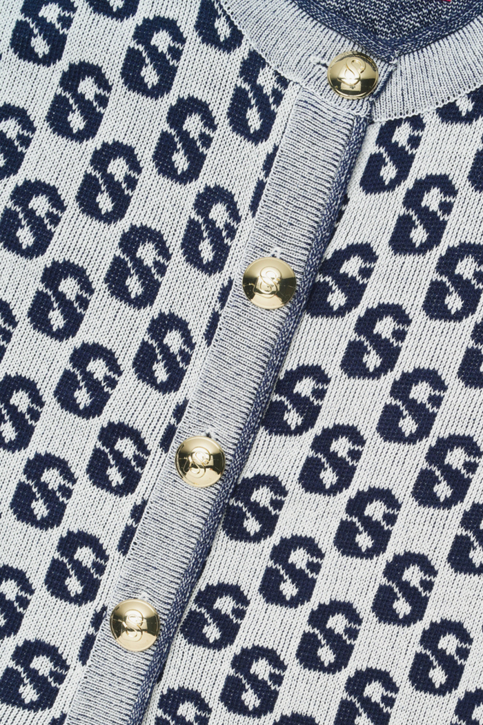 Monogram Vest - White