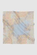 moroccan printed square scarf in oasis by buttonscarves