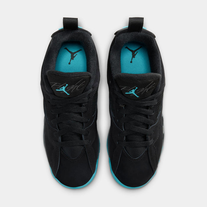 MVP 92 Gamma Blue Grade School Basketball Shoes (Black/Gamma Blue/Anthracite)