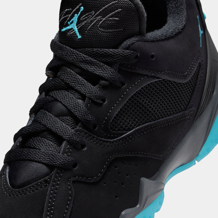 MVP 92 Gamma Blue Grade School Basketball Shoes (Black/Gamma Blue/Anthracite)