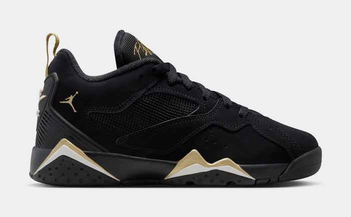 MVP 92 Grade School Basketball Shoes (Black/Metallic Gold/Sail)