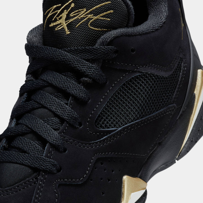 MVP 92 Grade School Basketball Shoes (Black/Metallic Gold/Sail)