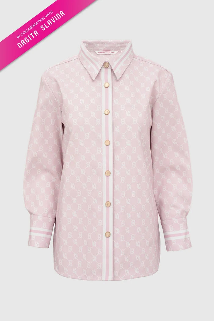 nagita basic shirt in pink by buttonscarves x nagita slavina