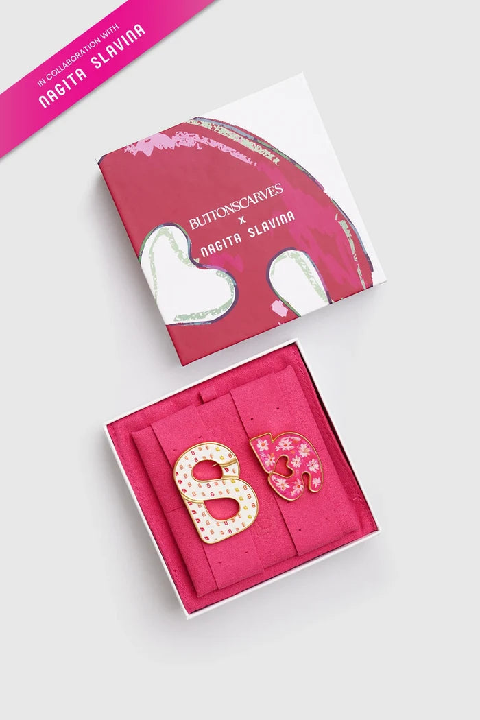 nagita brooch package in gold by buttonscarves x nagita slavina