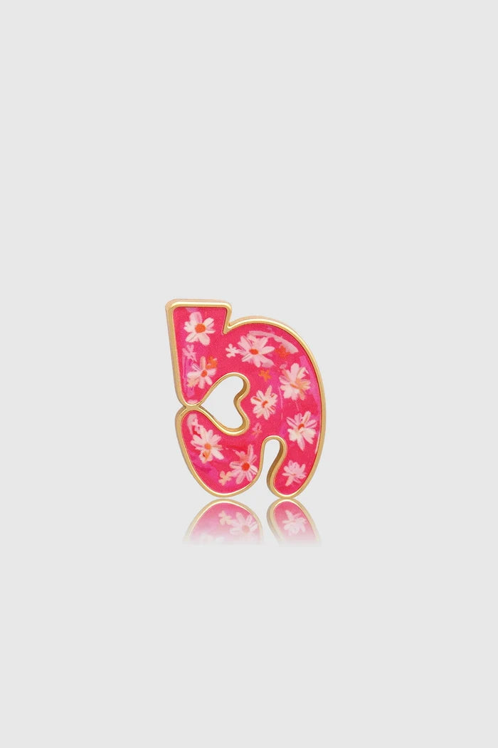 nagita brooch package in gold by buttonscarves x nagita slavina signature nagita slavina monogram front view