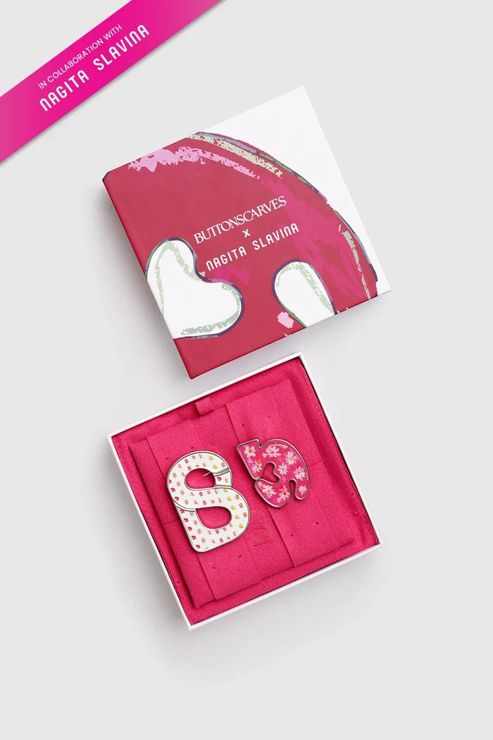 nagita brooch package in silver by buttonscarves x nagita slavina