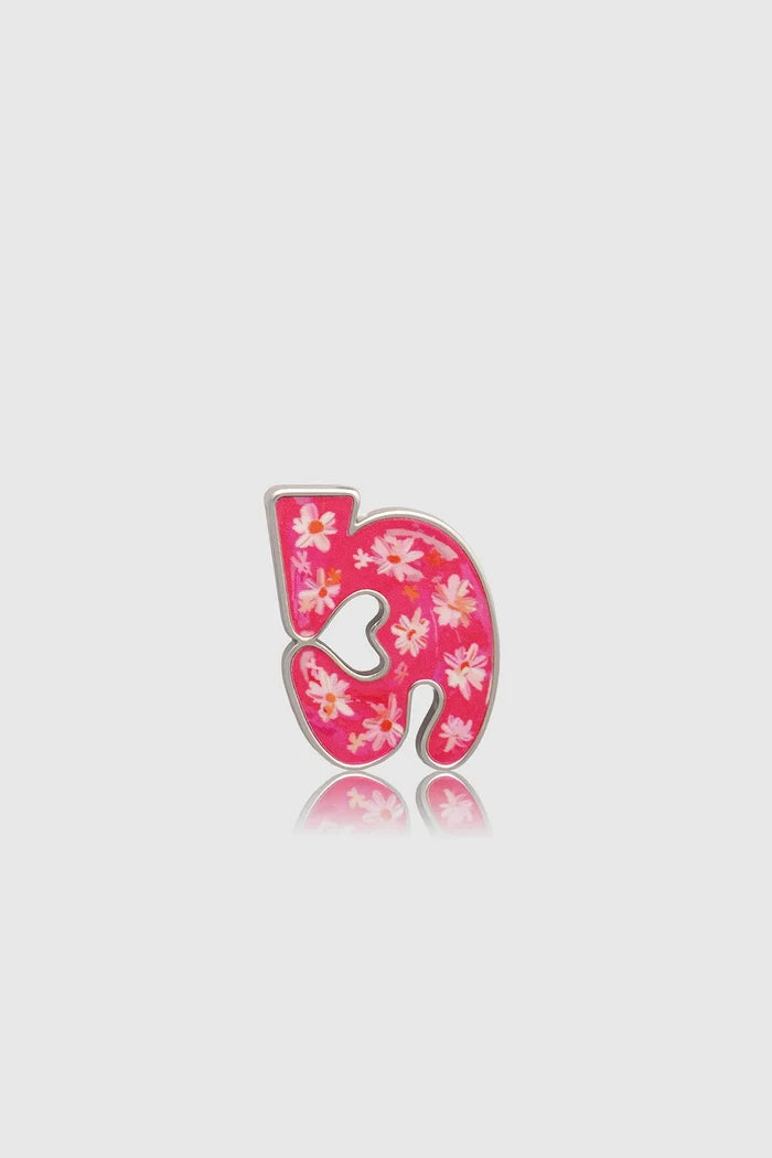 nagita brooch package in silver by buttonscarves x nagita slavina signature nagita slavina monogram front view
