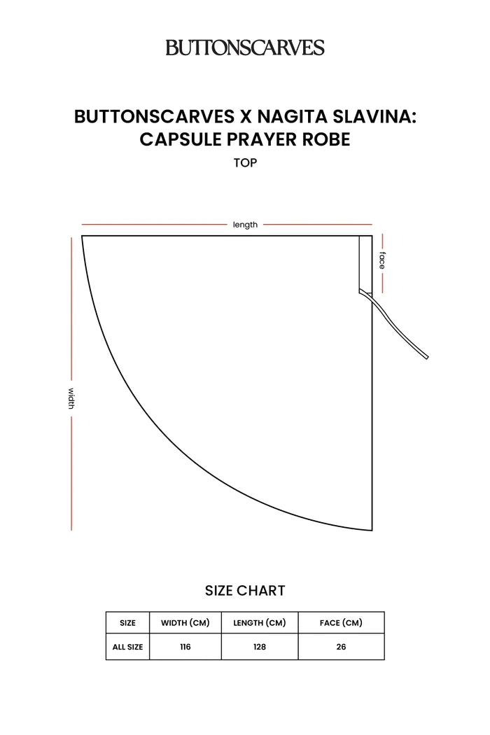 Nagita Capsule Prayer Robe - Noir