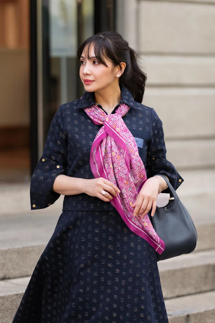 Nagita Square - Fuchsia Rose