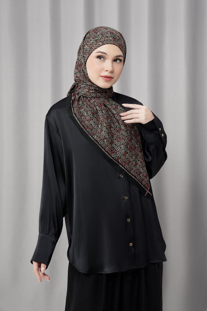 Nagita Tie Back Square - Noir