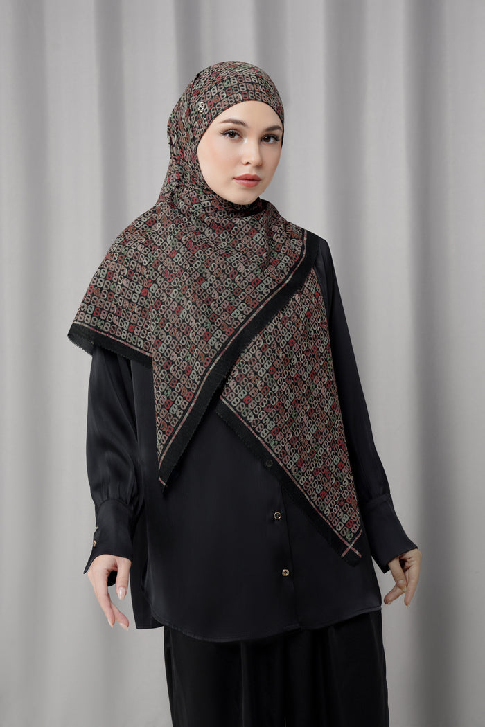 Nagita Tie Back Square - Noir