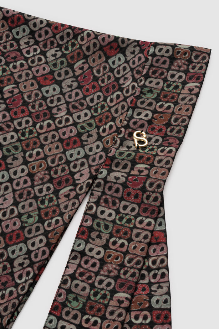 Nagita Tie Back Square - Noir