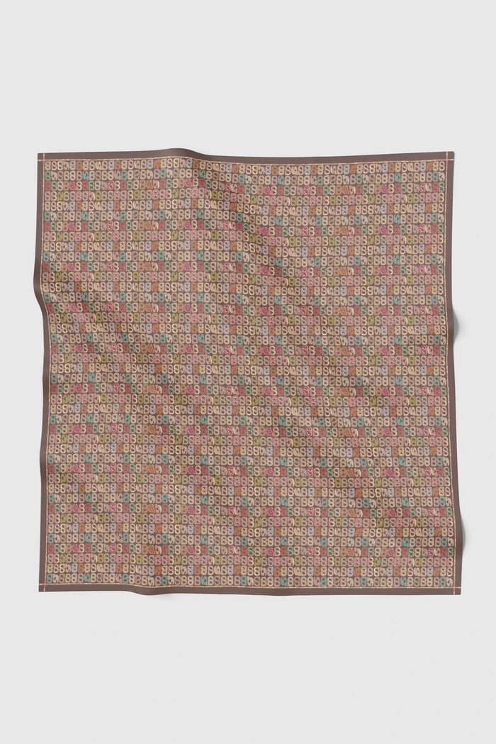 nagita wool scarf in chestnut by buttonscarves x nagita slavina