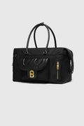 nara carryal bag in black by buttonscarves