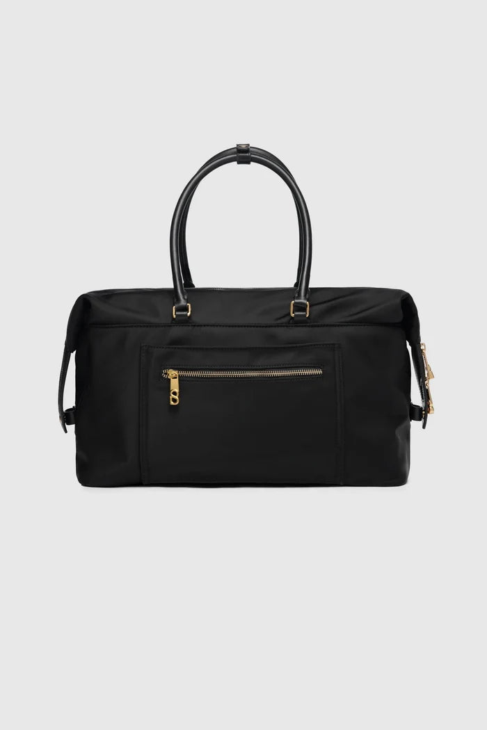 nara carryal bag in black by buttonscarves back view