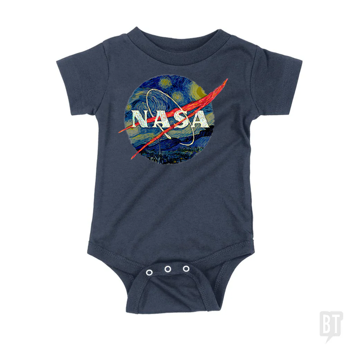 NASA Starry Night Baby One-Piece