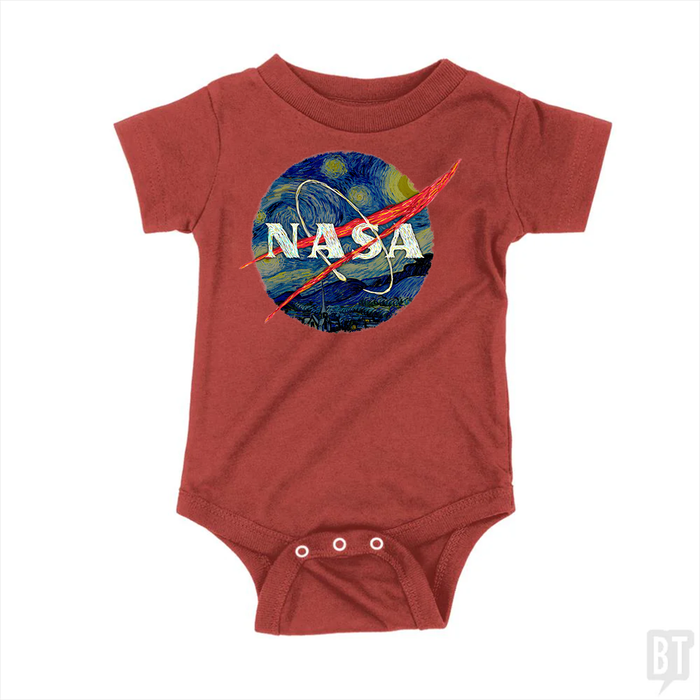 NASA Starry Night Baby One-Piece