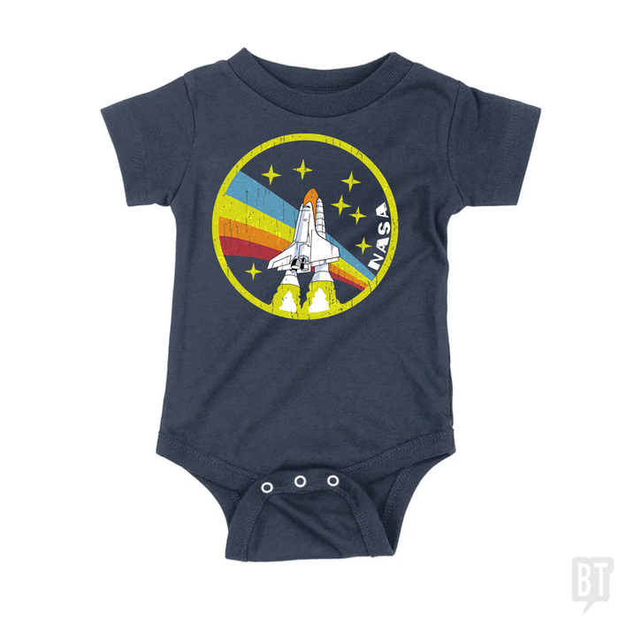 Nasa Vintage Colors Baby One-Piece