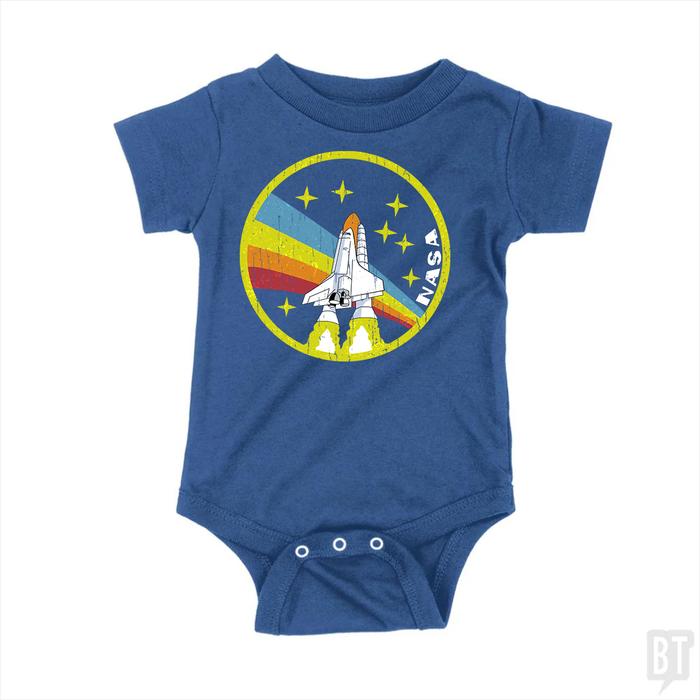 Nasa Vintage Colors Baby One-Piece