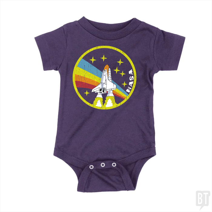 Nasa Vintage Colors Baby One-Piece