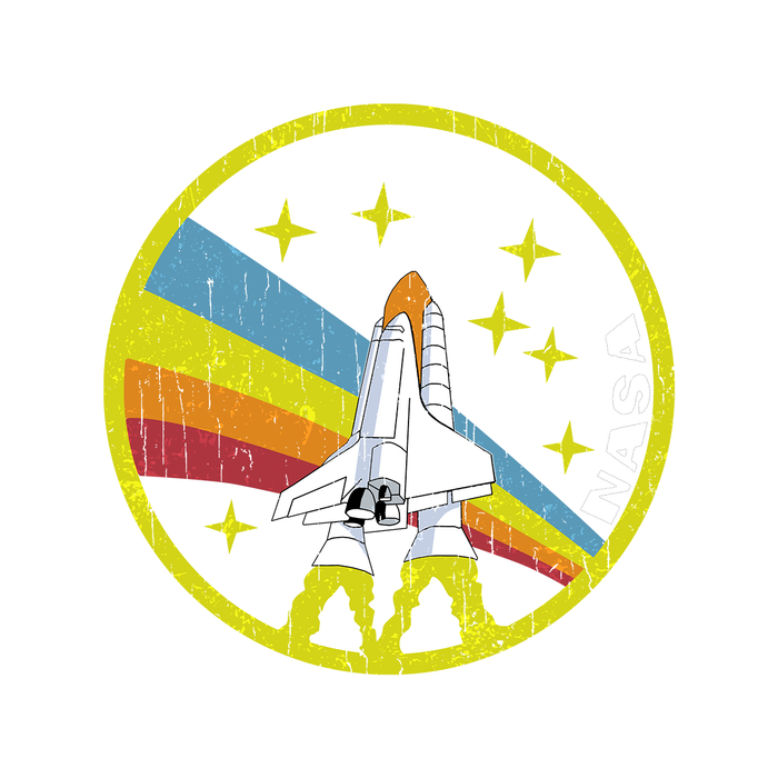 Nasa Vintage Colors Baby One-Piece