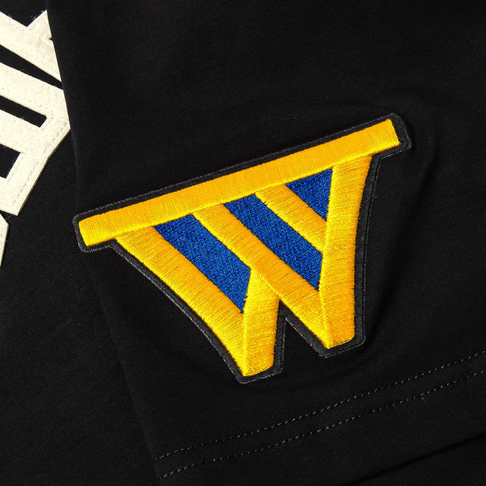 NBA Golden State Warriors Original Mens Short Sleeve Shirt (Black/White)
