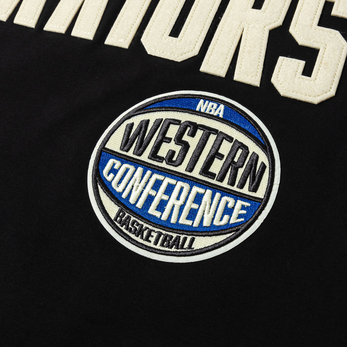 NBA Golden State Warriors Original Mens Short Sleeve Shirt (Black/White)