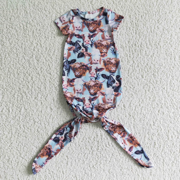 New born baby gown pajamas NB0001