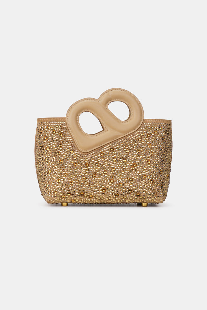 Nina Crystal Bag Small - Gold