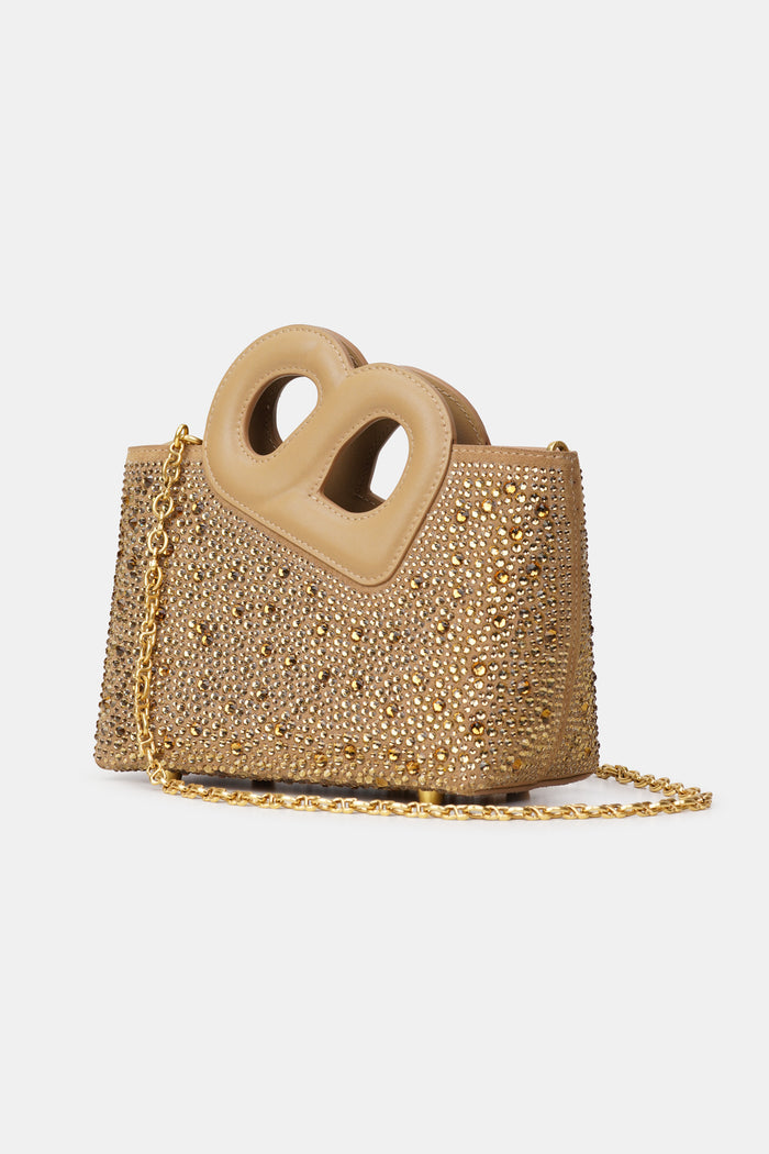 Nina Crystal Bag Small - Gold