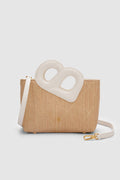 Nina Wicker Straw Bag - White