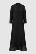 Noura Jacquard Dress - Eclipse