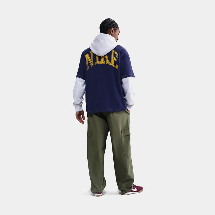 NSW Club Woven Cargo Mens Pants (Medium Olive/White)