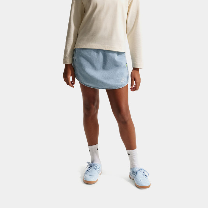 NSW Denim Grade School Skirt (Light Armory Blue/Light Amory Blue)