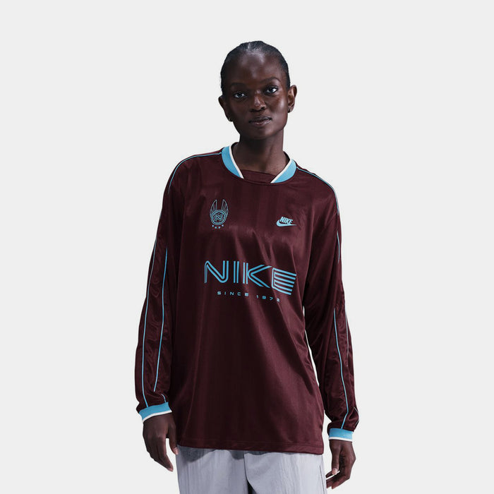 NSW Long Sleeve Womens Jersey (Burgundy Crush/Baltic Blue)