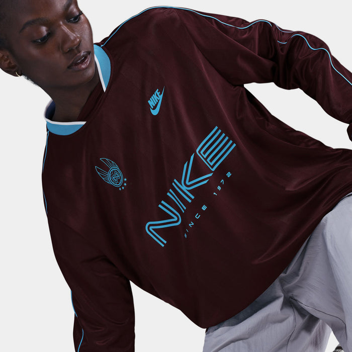 NSW Long Sleeve Womens Jersey (Burgundy Crush/Baltic Blue)