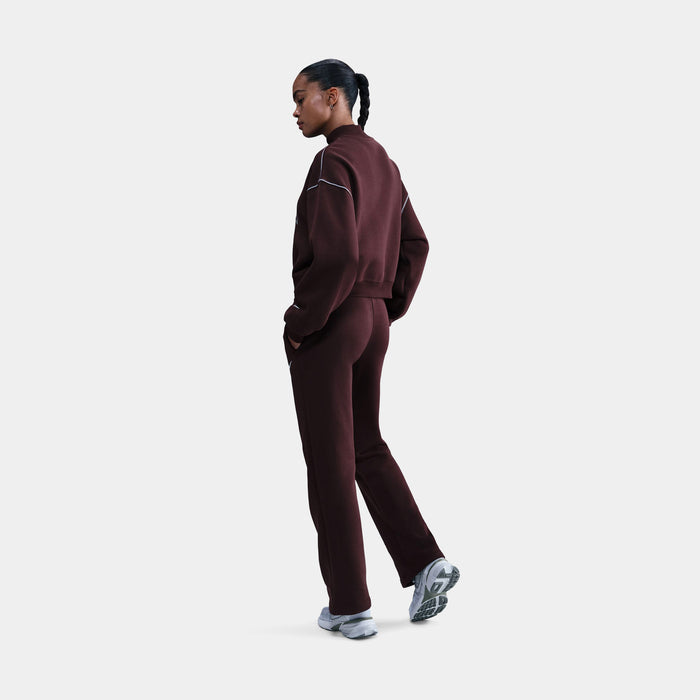NSW Phoenix Fleece Mid-Rise Open-Hem Womens Pants (Fauna Brown/Sail)