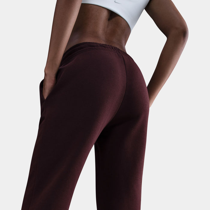 NSW Phoenix Fleece Mid-Rise Open-Hem Womens Pants (Fauna Brown/Sail)