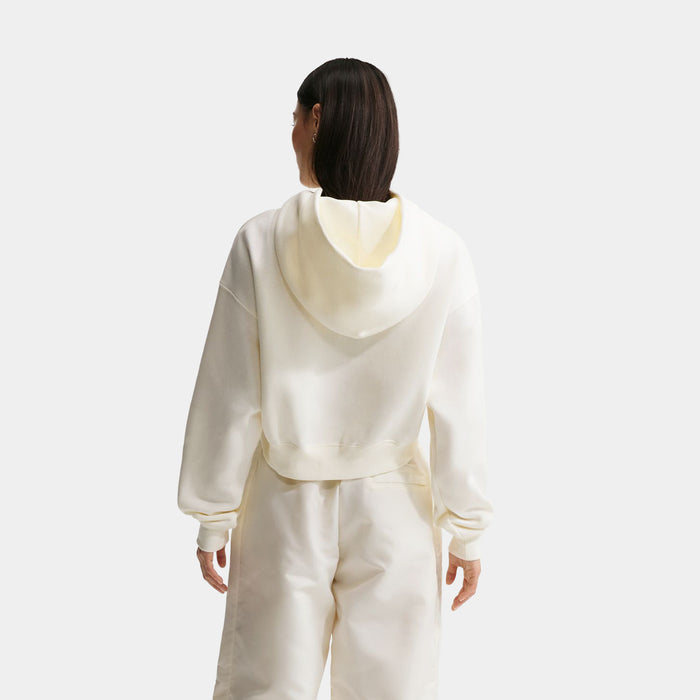 NSW Phoenix Fleece Oversized Cropped Womens Hoodie (Beige)