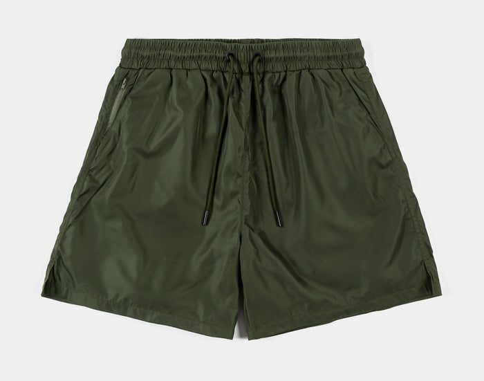 Nylon Hybrid Mens Shorts (Green)