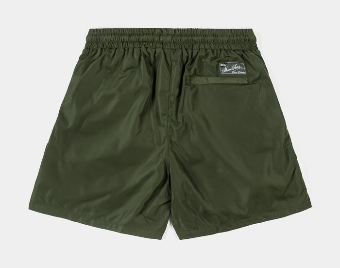 Nylon Hybrid Mens Shorts (Green)