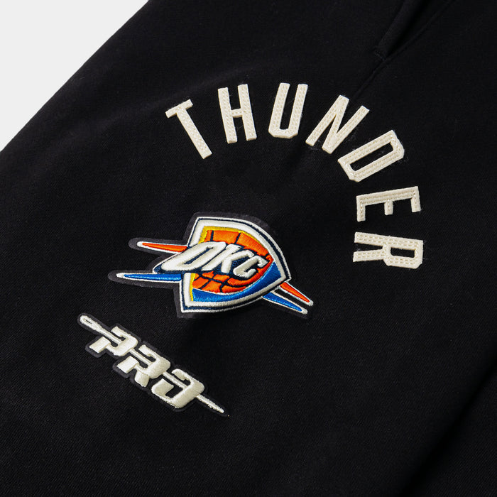 Oklahoma City Thunder Original Fleece Mens Sweatpants (Black/White)