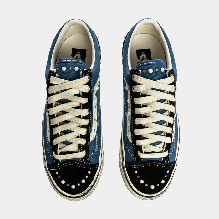 Old Skool 36 Pearl Mens Lifestyle Shoes (Blue/Navy White) Limit One Per Customer