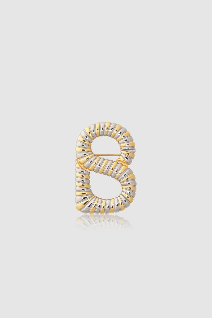 Opina Brooch - Gold/Silver