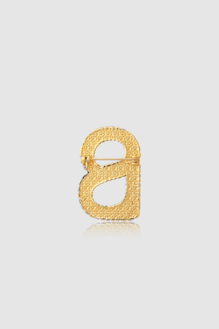Opina Brooch - Gold/Silver