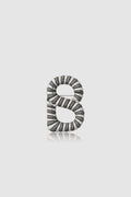 Opina Brooch - Silver/Black