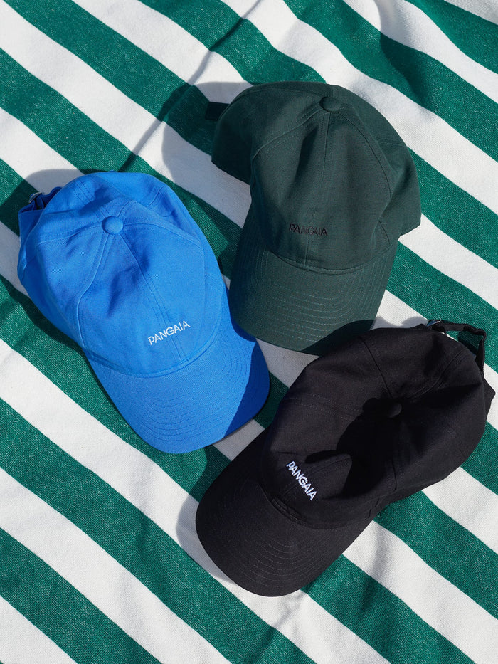 Organic Cotton Cap Pangaia Logo—Depth Green